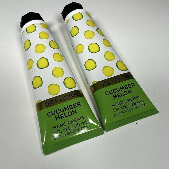 Bath & Body Works “Cucumber Melon” Shea Butter Hand Cream - 1oz / 29mL Lot Of 2 - Picture 3 of 3